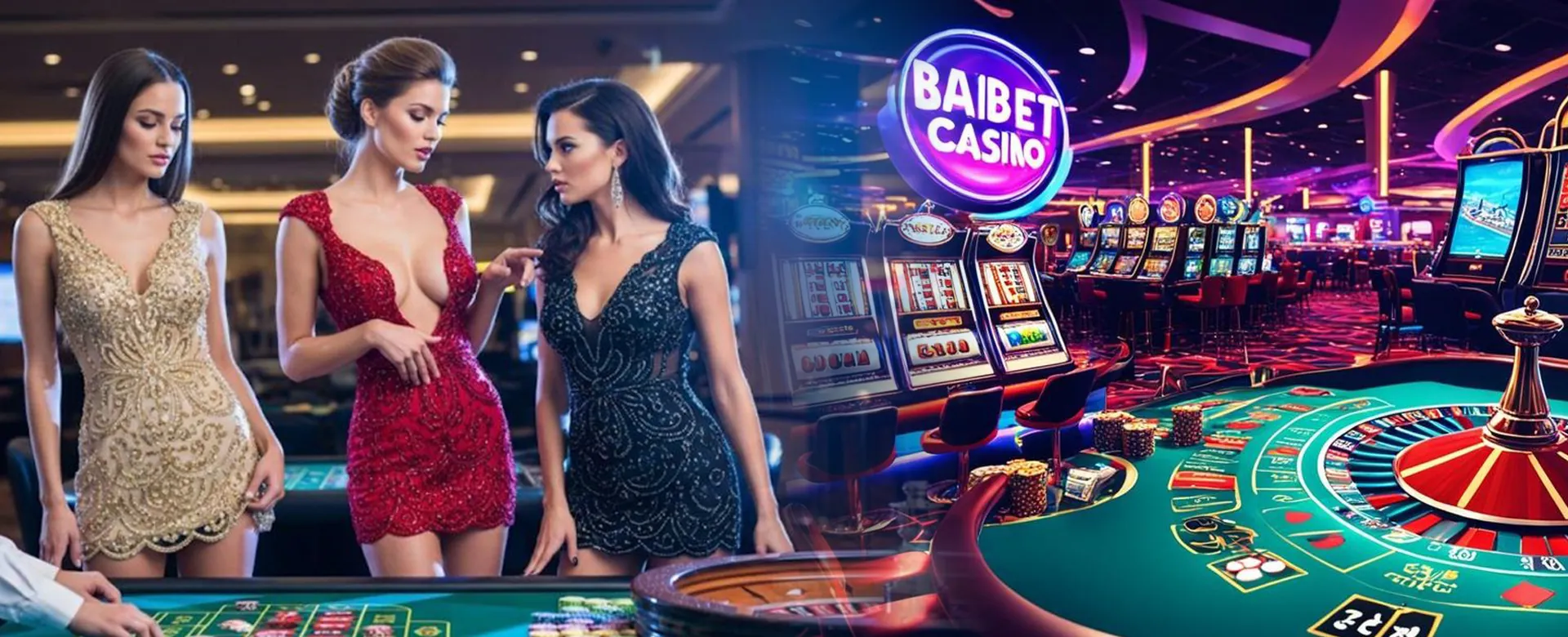 Nustar Casino luxury gaming floor with golden accents
